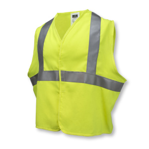 Basic Modacrylic FR Class 2 Solid Safety Vest - Green, #SV92-M2VGSFR