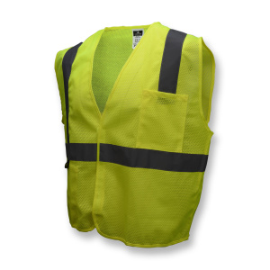 Economy Type R Class 2 Mesh Safety Vest , 1EA #SV2-Logo (Logo Included)