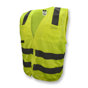 Standard Type R Class 2 Mesh Safety Vest - Green, #SV8GM