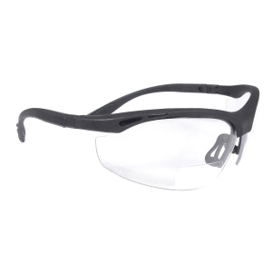C2™ Bi-Focal Safety Eyewear - Smoke Frame - Clear Lens - 1.5 Diopter, MOQ 12 #C2-115