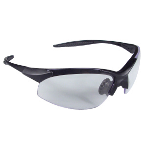 Galaxy™ Safety Eyewear - Black Frame - Smoke Anti-Fog Lens, MOQ 12 #GX0121ID