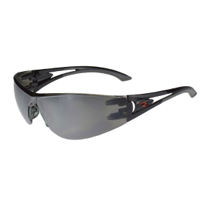 Obliterator™ IQ - IQuity™ Anti-Fog Foam Lined Safety Eyewear - Black / Red Frame - Clear IQ Anti-Fog Lens, MOQ 12 #OBL1-13
