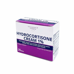 Hydrocortisone Skin Cream, 25/pack #CS93373