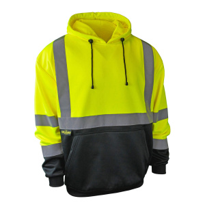 SJ02B-3 Class 3 Color Blocked Hooded Pullover Sweatshirt, #SJ02B-3PGS