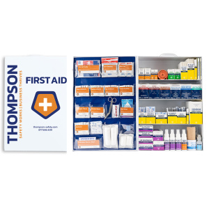 Fully Stocked First Aid Cabinet (ANSI B+), #FAC-FILL4S-FULL
