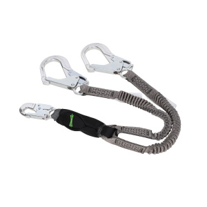 V-Series Stretch twin-leg energy absorbing lanyard, 6',36CL large snaphooks, 1/EA #10193555
