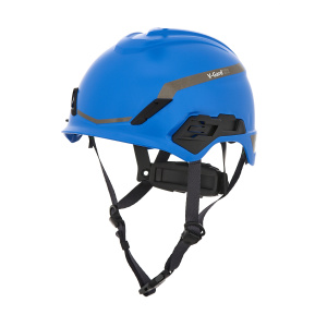 V-Gard® H1 Safety Helmet, Novent, Blue, Fas-Trac® III Pivot, ANSI, EN397, 1/EA #10194793