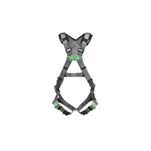 V-FIT Harness, Standard, Back & Hip D-Rings, Quick-Connect Leg Straps, Shoulder Padding, 1/EA #10194873