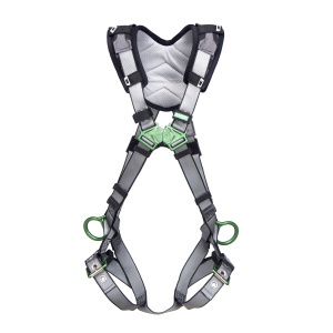 V-FIT Harness, Standard, Back & Hip D-Rings, Tongue Buckle Leg Straps, Shoulder Padding, 1/EA #10194909