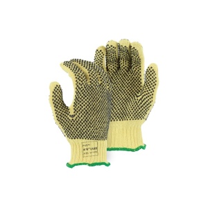 Cut-Less Kevlar Glove with PVC Dots Palm, 7g, ANSI A3, 1 DZ, #3111