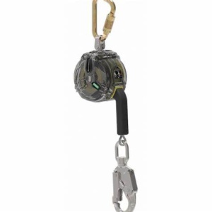 V-TEC CABLE PFL, 10' (3m), single-leg, 36CSN snaphook, steel carabiner (top), Clear, 1/EA #63203-00A