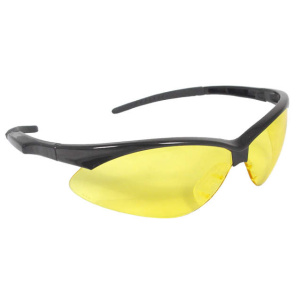 Rad-Apocalypse™ Safety Eyewear - Black Frame - Amber Lens, MOQ 12 #AP1-40-Logo (Logo Included)