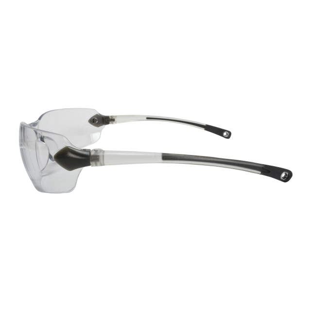 Balsamo™ Safety Eyewear - Clear/Gray Frame - Clear Lens, MOQ 12 #BAL1-10 - Image 2