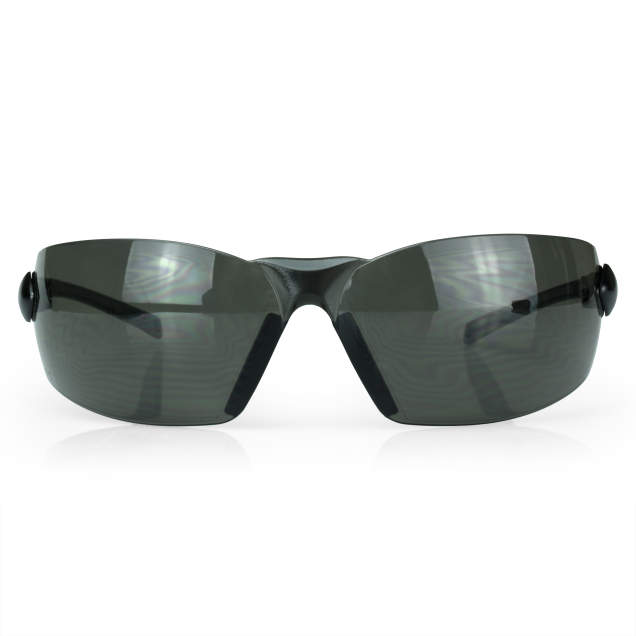 Balsamo™ Safety Eyewear - Black Frame - Smoke Lens, MOQ 12 #BAL1-20 - Image 3