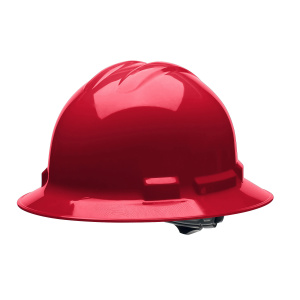 Ratchet, 4-Point, Duo Safetyâ„¢, Hard Hat, Full Brim, Red: #H34R4