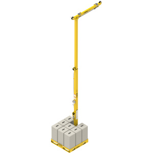 MAST-DAVITARM XLT,4.6M(15ft)-7.6M(25ft), 1/EA #IN-5039