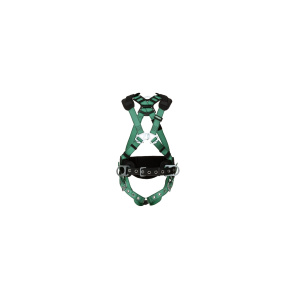 V-FORM Construction Harness, Standard, Back & Hip D-Ring, Tongue Buckle Leg Straps, Shoulder Padding, 1/EA #10197364