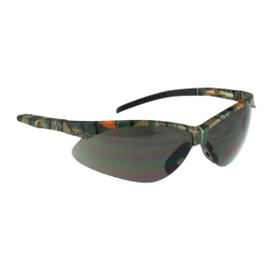 Rad-Apocalypse™ Camo Safety Eyewear - Camo Frame - Smoke Anti-Fog Lens, MOQ 12 #AP4-21-Logo (Logo Included)