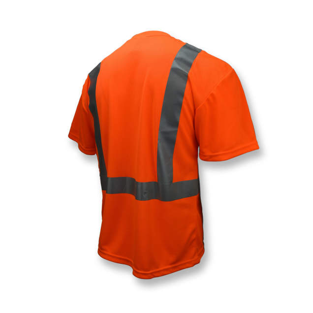 Type R Class 3 Short Sleeve T-Shirt With Max-Dri™ - Hi-Vis Orange/Hi-Vis Green #ST11-3-Logo (Logo Included) - Image 2