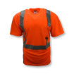 Type R Class 3 Short Sleeve T-Shirt With Max-Dri™ - Hi-Vis Orange/Hi-Vis Green #ST11-3-Logo (Logo Included) - Image 3