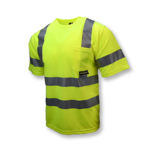 Type R Class 3 Short Sleeve T-Shirt With Max-Dri™ - Hi-Vis Orange/Hi-Vis Green #ST11-3-Logo (Logo Included) - Image 6