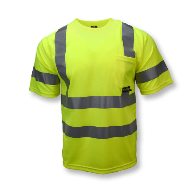 Type R Class 3 Short Sleeve T-Shirt With Max-Dri™ - Hi-Vis Orange/Hi-Vis Green #ST11-3-Logo (Logo Included) - Image 4