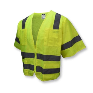 Standard Type R Class 3 Mesh Safety Vest - Green, #SV83GM