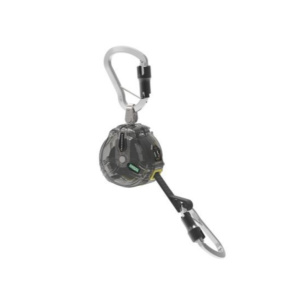 Latchways Arc Flash PFL, 6.5' (2m), single-leg, aluminum triple-lock carabiner, Clear, 1/EA #63032-00N