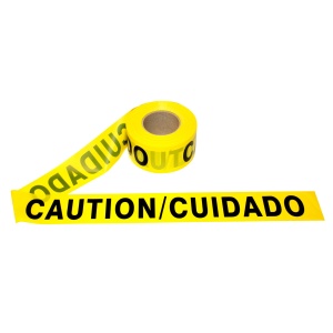 Barricade Tape, CAUTION/CUIDADO: #T20103