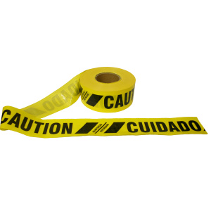Barricade Tape, CAUTION/CUIDADO, 6 mil: #TR60103