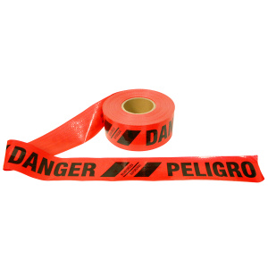 Barricade Tape, DANGER/PELIGRO, 6 mil: #TR60213