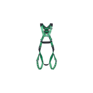 V-FORM Harness, Standard, Back D-Ring, Tongue Buckle Leg Straps Quick Connect Chest Buckle, 1/EA #10206058
