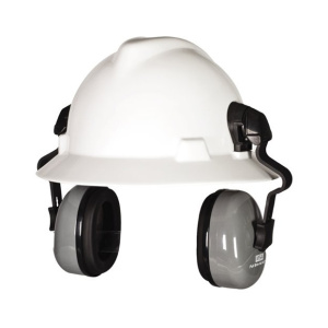 SoundControl SH Cap Model, Use with MSA Slotted Full Brim Helmet, Gray, 1/EA #10129327