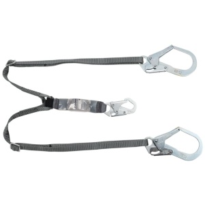 V-Series Standard twin-leg adjustable energy absorbing lanyard, 6', 36CL large snaphooks, 1/EA #10191758