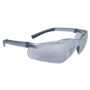 Rad-Atac™ Safety Eyewear - Silver Mirror Frame - Silver Mirror Lens, MOQ 12 #AT1-60