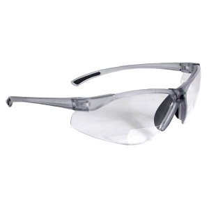 C2™ Bi-Focal Safety Eyewear - Smoke Frame - Clear Lens - 3.0 Diopter, MOQ 12 #C2-130