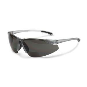 C2™ Bi-Focal Safety Eyewear - Smoke Frame - Smoke Lens - 2.0 Diopter, MOQ 12 #C2-220