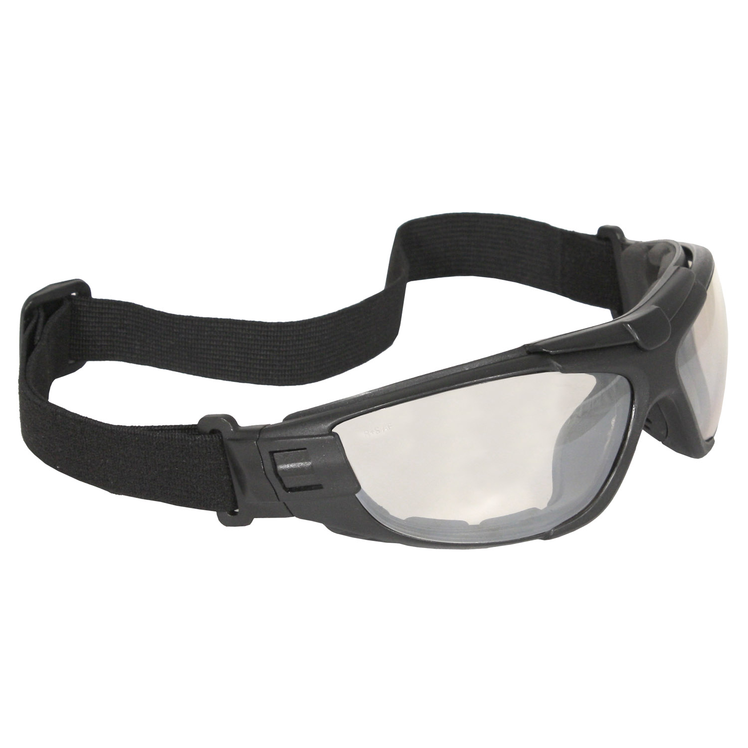 Cuatro™ 4-in-1 Foam Lined Eyewear - Black Frame - Indoor/Outdoor Anti-Fog Lens, MOQ 12 #CT1-91