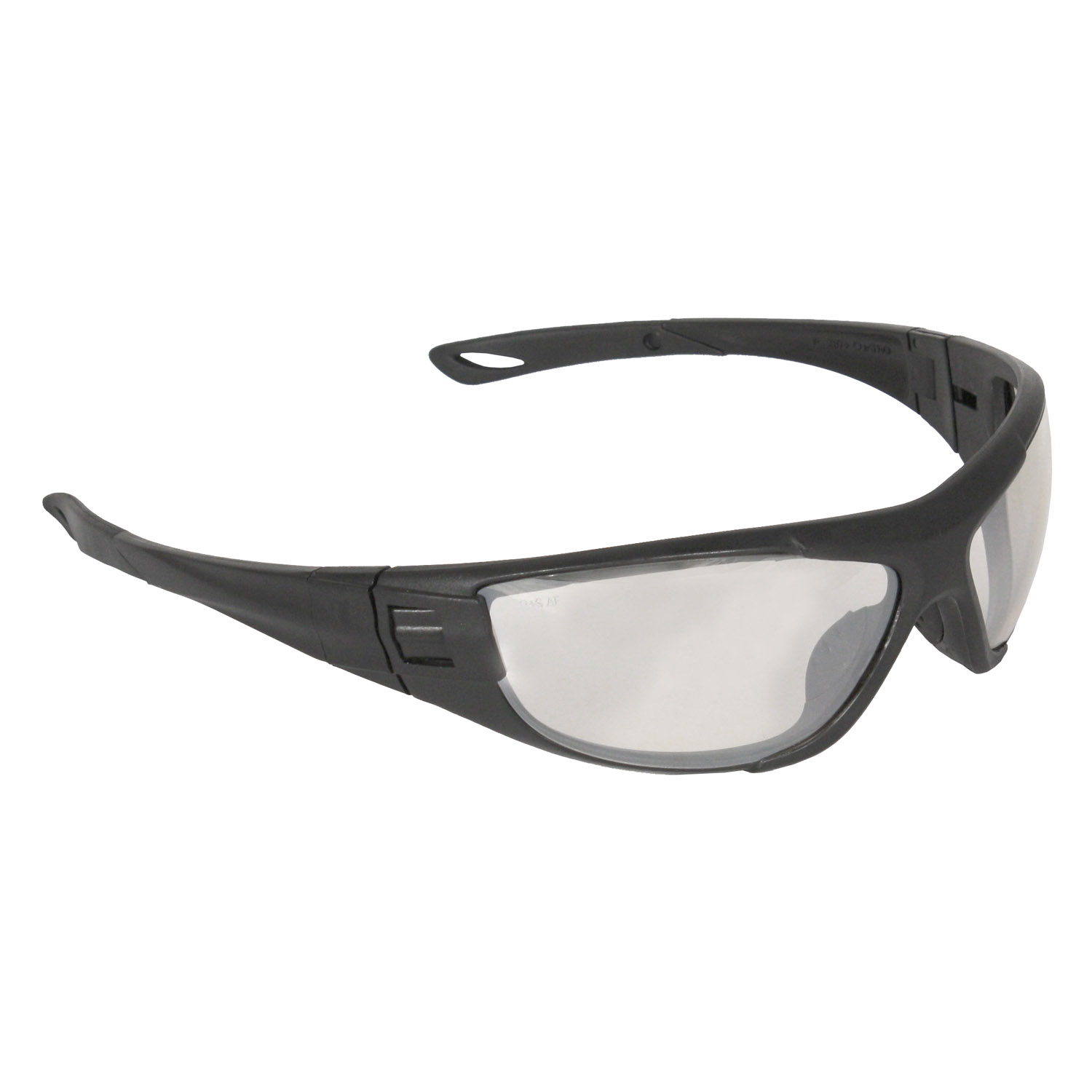 Cuatro™ 4-in-1 Foam Lined Eyewear - Black Frame - Indoor/Outdoor Anti-Fog Lens, MOQ 12 #CT1-91 - Image 3