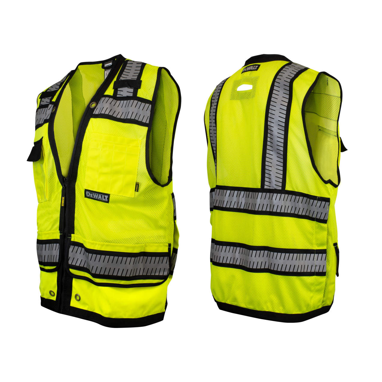 DSV521 Class 2 Heavy Duty Surveyor Vest - Green, 1 EA, #DSV521-Logo (Logo Included) - Image 3