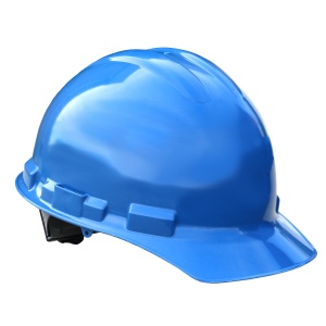 Granite™ Cap Style 4 Point Ratchet Hard Hat - Blue, 1/EA #GHR4-BLUE-Logo (Logo Included)