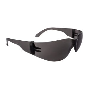 Mirage™ Safety Eyewear - Smoke Frame - Smoke Lens, MOQ 12 #MR0120ID-Logo (Logo Included)