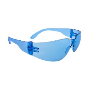 Mirage™ Safety Eyewear - Light Blue Frame - Light Blue Lens, MOQ 12 #MR01B0ID-Logo (Logo Included)