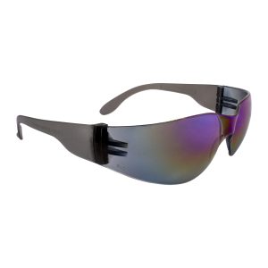 Mirage™ Safety Eyewear - Rainbow Mirror Frame - Rainbow Mirror Lens, MOQ 12 #MR01R0ID-Logo (Logo Included)