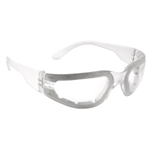 Mirage™ Foam Safety Eyewear - Clear Frame - Clear Anti-Fog Lens, MOQ 12 #MRF111ID-Logo (Logo Included)