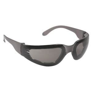 Mirage™ Foam Safety Eyewear - Smoke Frame - Smoke Anti-Fog Lens, MOQ 12 #MRF121ID-Logo (Logo Included)