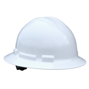 Quartzâ„¢ Full Brim 4 Point Pinlock Hard Hat - White, 1/EA #QHP4-WHITE