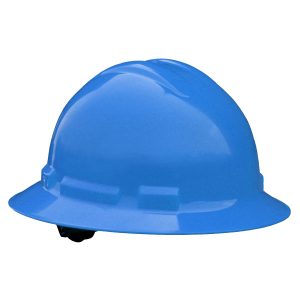 Quartzâ„¢ Full Brim 4 Point Ratchet Hard Hat - Blue, 1/EA #QHR4-BLUE