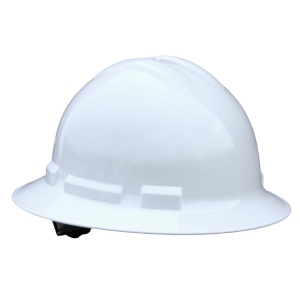 Quartzâ„¢ Full Brim 4 Point Ratchet Hard Hat - White, 1/EA #QHR4-WHITE