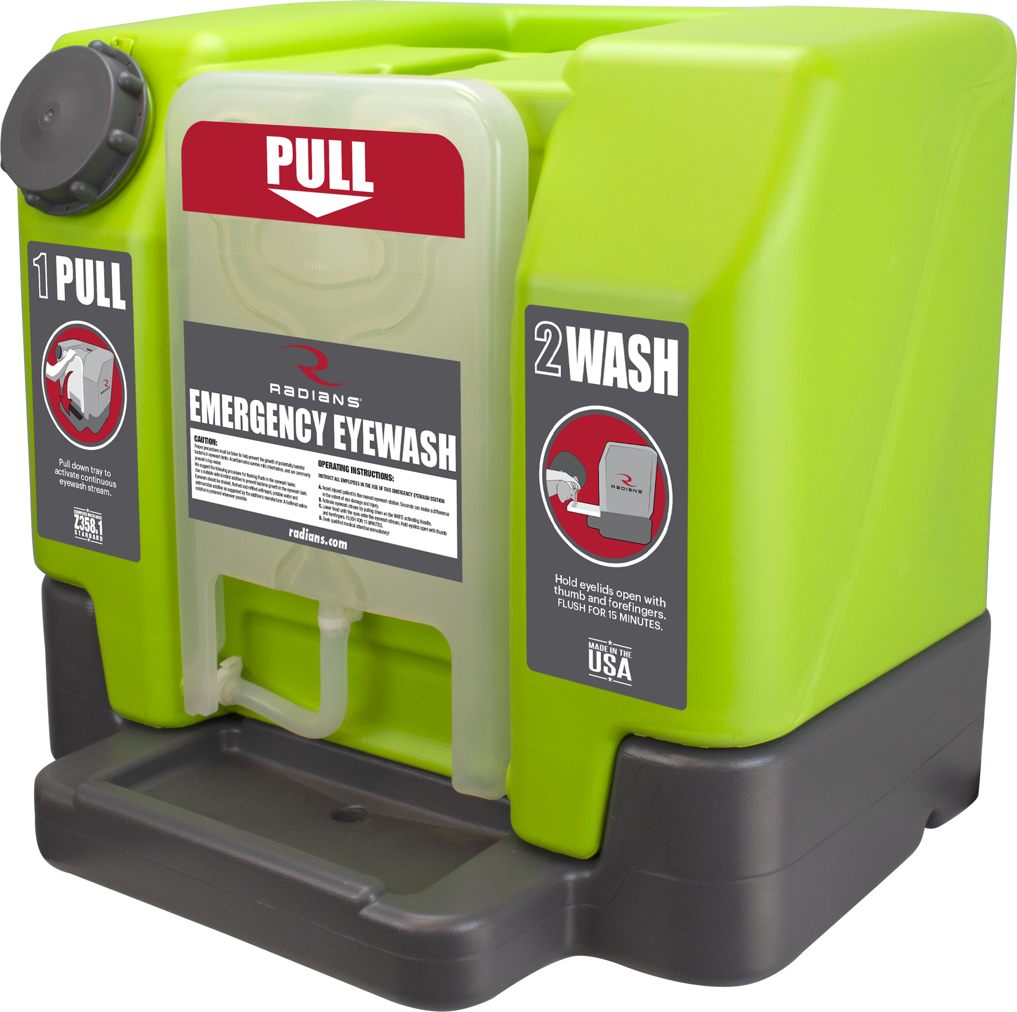12 Gallon Emergency Eyewash Station, #REW01112